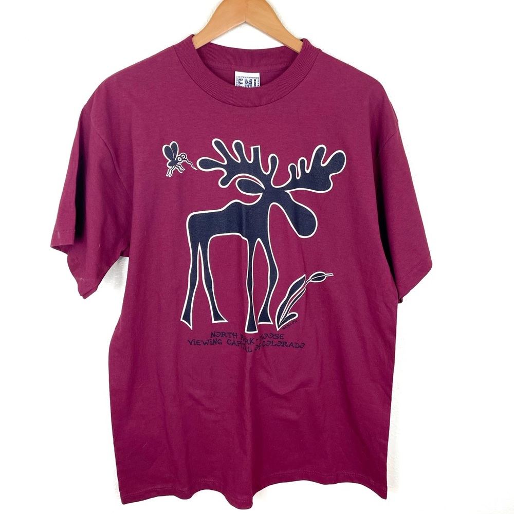 Vintage colorado moose tee